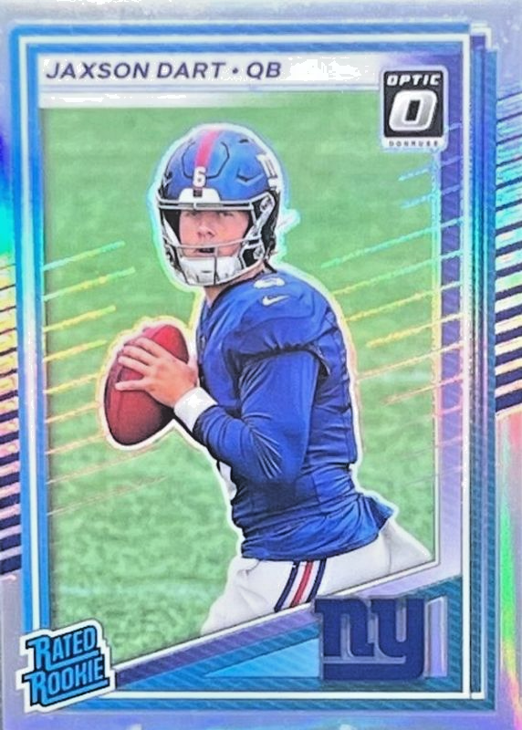 Jaxson Dart 2025 Donruss #400 Optic Preview - Holo Rookie- READ