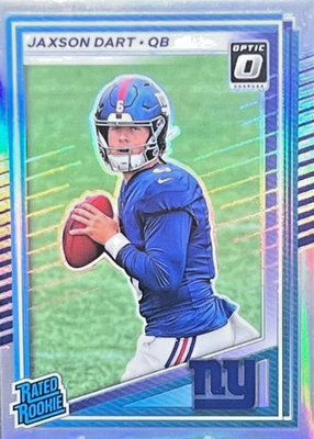 Jaxson Dart 2025 Donruss #400 Optic Preview - Holo Rookie- READ