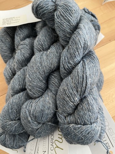 Lot of 7 Skeins OfCarol Feller Nua Sport Weight Yarn In unexpected Macow