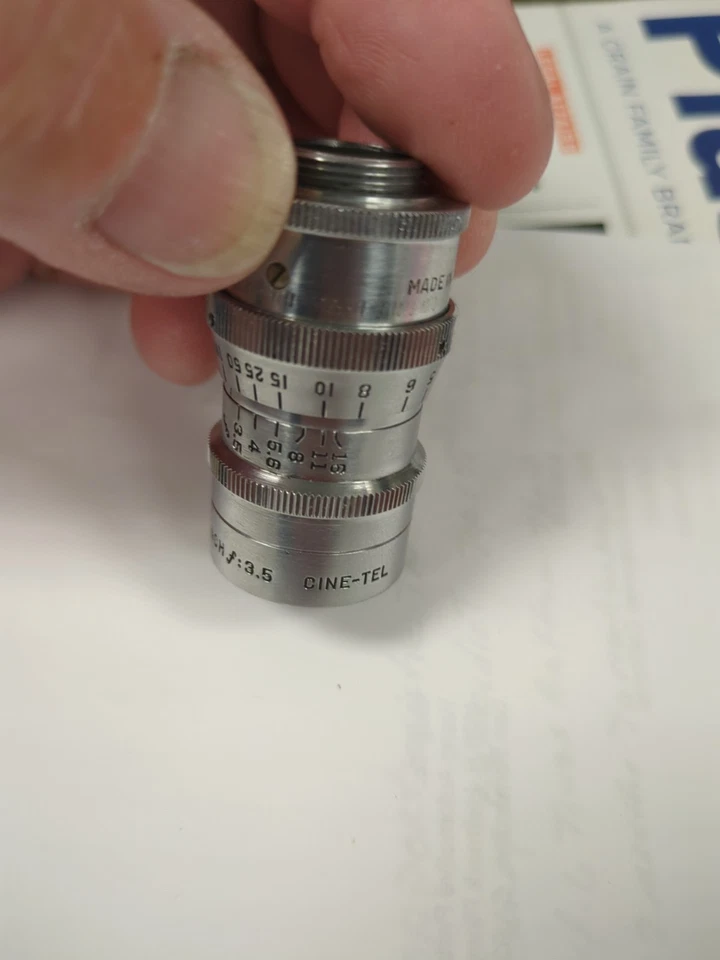 Elgeet 12mm 1 1/2 Inch Cine Tel Lens Screw Mount  - Image 2 of 4