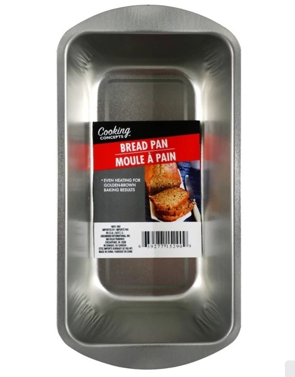 Lot of(5)Steel Bread Loaf Pan 8.5x4.5x2.5 inch Free Shipping Meatloaf Ships Free
