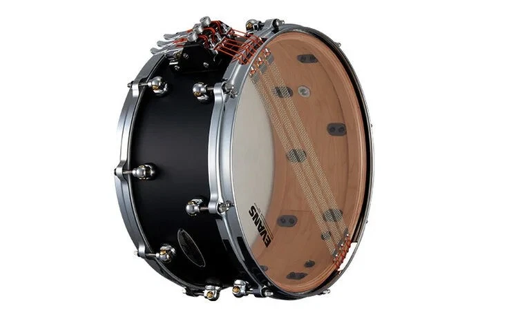 Pearl Dennis Chambers Signature Snare Drum - 6.5 inches x 14 inches, Matte Black - Image 2 of 2