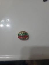 gold burger   authentic original jibbitz   crocs shoe charms