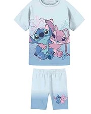 Disney Collection Stitch-Angel Short 2-pc. Set Childrens Sz 5-6