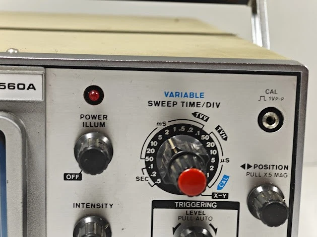 Trio 15MHz Oscilloscope CS-1560A - Untested, Signs of Use - Image 4 of 4