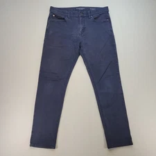 Banana Republic Traveler Pants Mens 33x30 Blue Athletic Tapered Chino Stretch