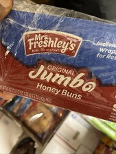 Mrs. Freshley s Jumbo Honey Bun, Sweet Soft Pastry, 5 oz, 9 Count