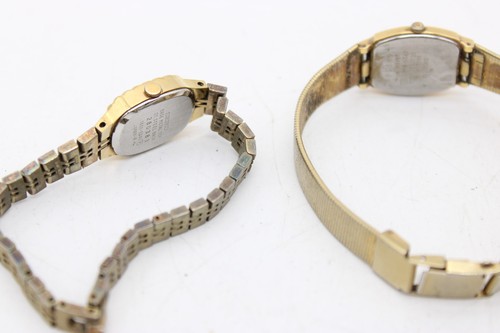 A x10 Vintage Ladies Seiko Quartz Wristwatches Inc. Gold Tone, Leather Etc - Picture 18 of 21