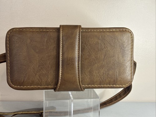 Vintage braun Kunstleder Kamera Hartschalenkoffer komplett mit Regal 12"x 6" x 9" SCHÖN - Bild 10 von 15
