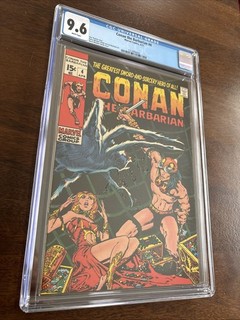 Conan the Barbarian #4 (Apr 1971 Marvel) Gorgeous Copy! WHITE Pages CGC 9.6