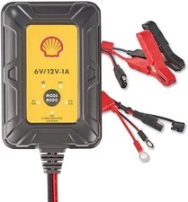 Shell SBC100 1 Amp 6V and 12V Fully Automatic Smart Charger and Maintainer