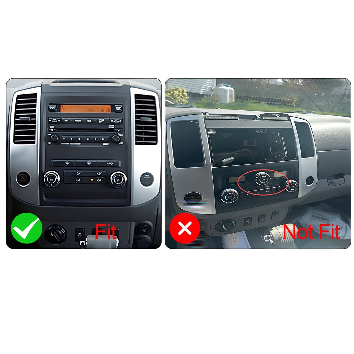 For 2009-2014 Nissan Frontier Xterra Apple Carplay Android dash