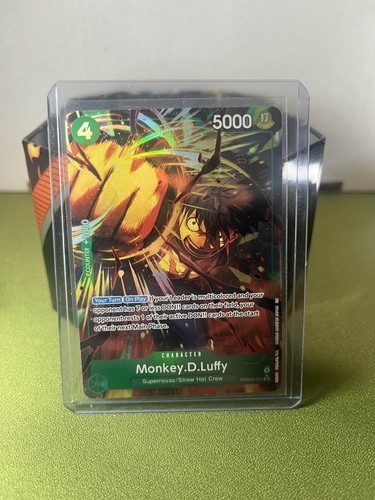 Carta Monkey D. Rufy PRB02-005 SR &ndash; One Piece The Best 2, Edizione Giapponese, Near Mint