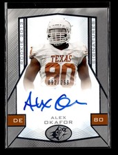 Alex Okafor: 2013 SPx Autograph Rookie Insert Card /299 #131. rookie card picture
