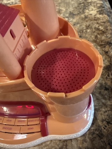 Disney Princess Projector Alarm Clock Radio Pink Castle Tested SOME SUN FADING👀 - Picture 2 of 14