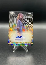 2025 Topps Chrome Disney Sapphire Elizabeth Swann Keira Knightley Black Auto /10