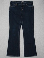 NA27437  OLD NAVY THE FLIRT FLARE WOMENS JEANS  sz6R DARK