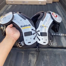 JVX Riddell Power JVX Football Shoulder Pads Medium QB/WR 36"-38" / 16"-17" EUC