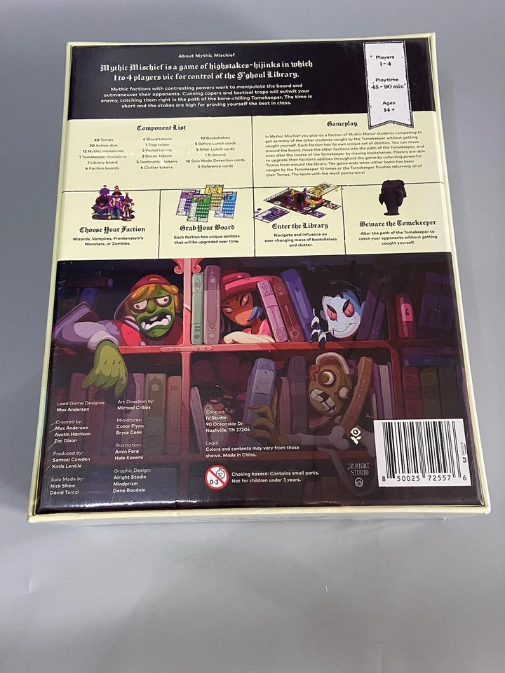 Mythic Mischief + 4x Expansions Ghosts Trolls & 2x Witches Neoprene Mat NEW - Image 3 of 4