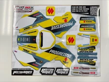 LOSI PRO MOTO MX GRAPHICS DECALS SUZUKI REMOTE CONTROL CUSTOM HIGH QUALITY THICK