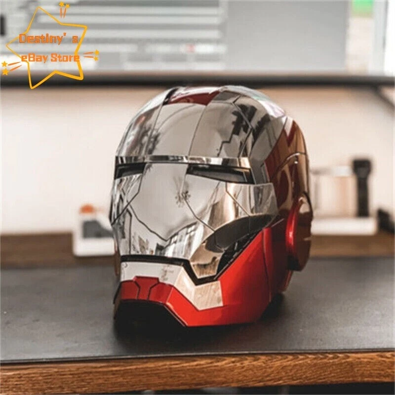 Casco Autoking Iron Man MK5 1/1 Máscara Controlada por Voz Transformar Cosplay Prop Foto 2 de 4