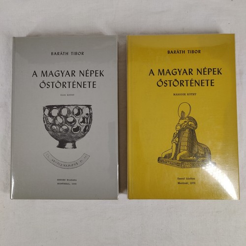 The Prehistory of the Hungarian Peoples 1 & 2 Rare Vtg 1968 Hungarian Archeology