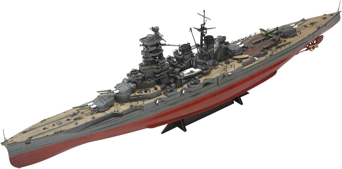 Aoshima 1/350 Ironclad Series Steel Ship IJN Battleship