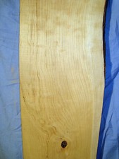  3629 Wild Cherry Live Edge Slab table top shelf rustic wood 39"L8 1/4"W1 1/16"T