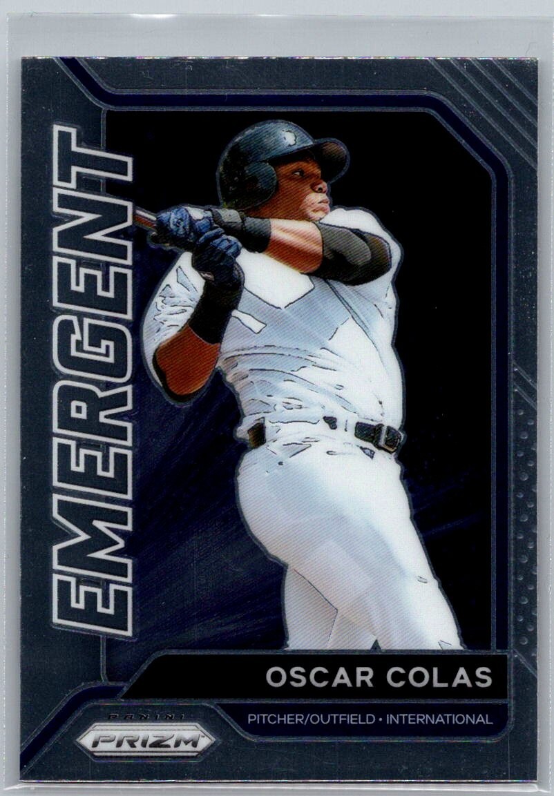 2021 Panini Prizm Emergent Oscar Colas #EM4 Chicago White Sox