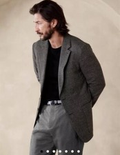 Banana Republic Italian Marzano Havana Modena Blazer 44R  NWT  MSRP: 450.00
