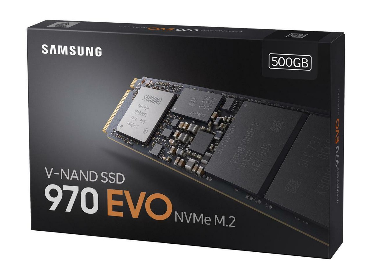 Samsung 970 EVO NVMe 500GB M.2 2280 PCI Express 3.0 x4 Internal