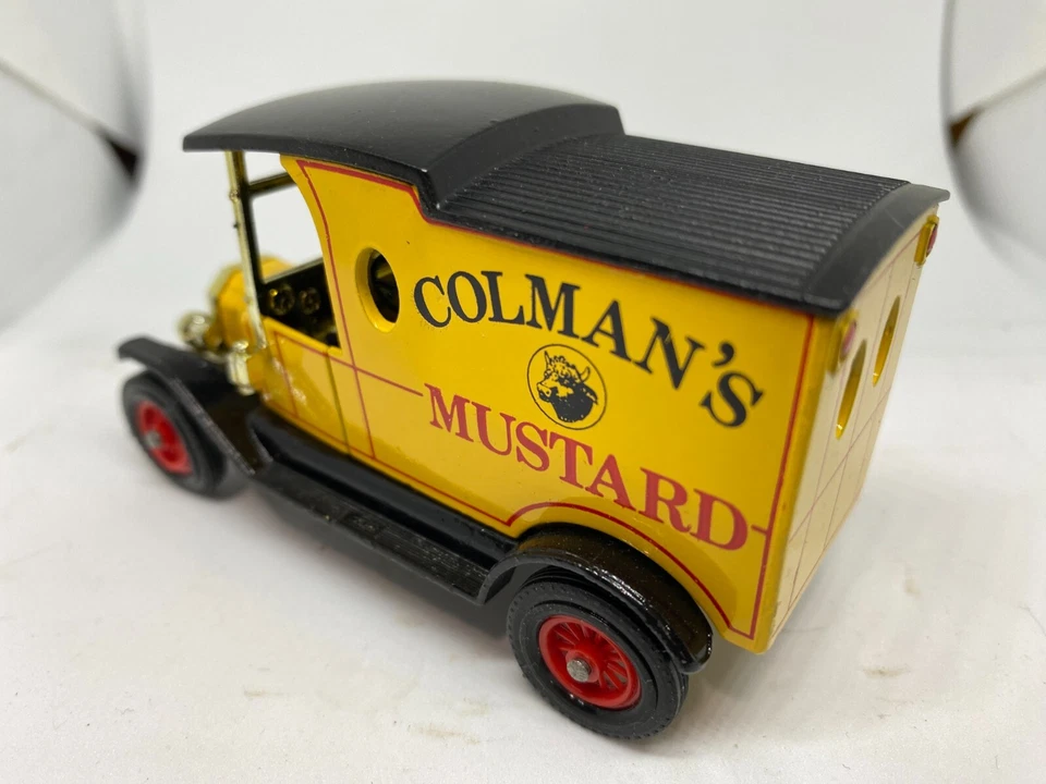 Спичечный коробок 1912 Ford модель T COLMAN'S MUSTARD грузовик Y-12 модели прошлых 1978 - Изображение 2 из 4