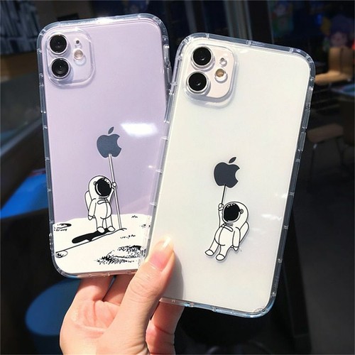 Cute Creative Phone Case Transparent Astronaut Space Cover For Iphone 11 X Xs Xr Ebay