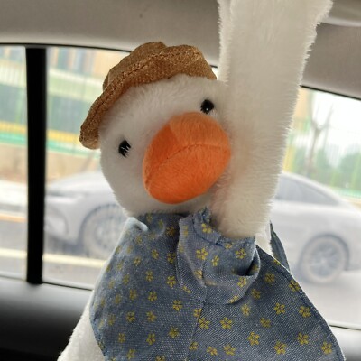 Unique Plush Cartoon Tissue Holder Duck Butt Car Tissue Box