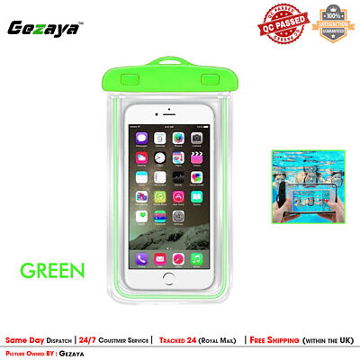 Wasserdichte Handytasche Unterwasser Case Hülle Universal Smartphone Dry Bag UK