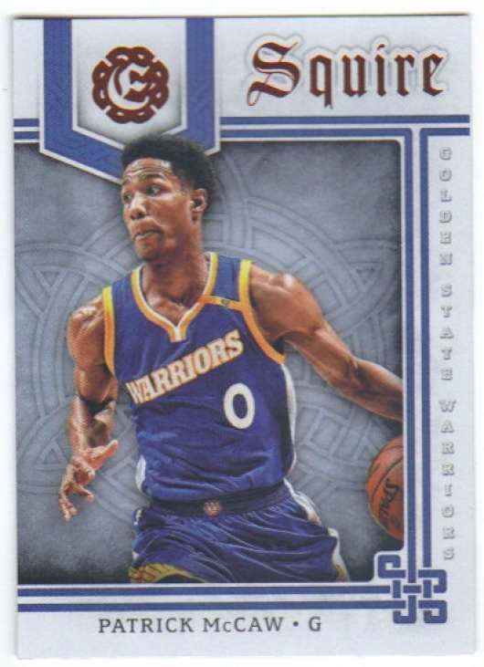 2016-17 Panini Excalibur Basketball Squire #7 Patrick McCaw Warriors