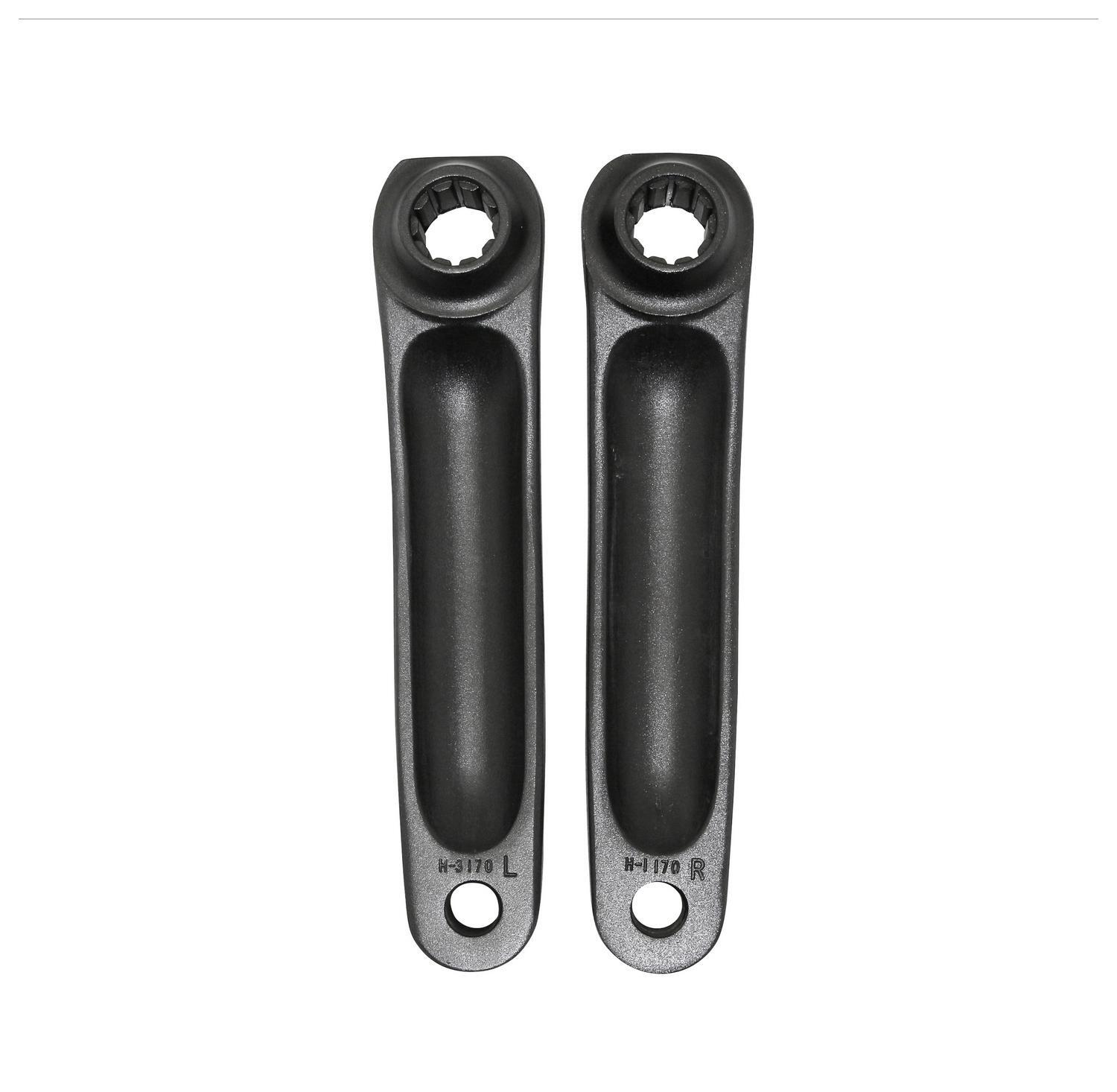 Manivelle Stronglight Magan3 pour remplacer le pédalier usé des VAE Bosch Brose 170mm noir