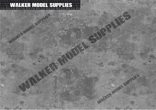 Walker Garage Wall Decal For 1:18 / 1:24 Scale Models - Peel & Apply, Design 31 (3xA4 Sheets)