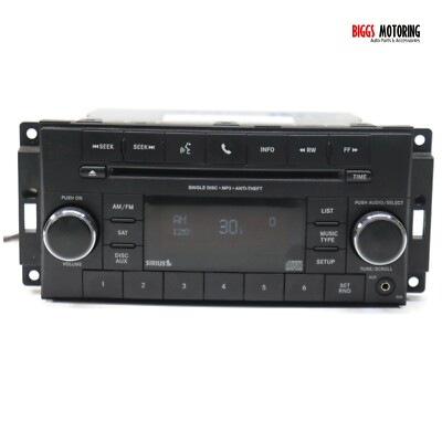 2012-2017 Dodge Caravan High Speed Res Radio Stereo Cd Player