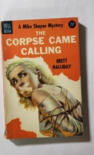The Corpse Came Calling by Brett Halliday Dell 842 1st Printing Paperback