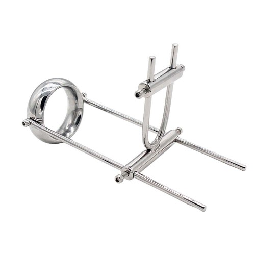 Metal Testicle Ball Stretcher Scrotum Cock Penis Stretching Adjustable Device SM - Picture 4 of 20