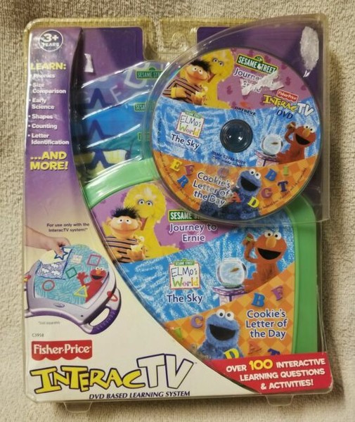 Fisher InteracTV DVD Based Learning System C3958 Sesame Street for sale