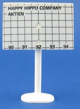 Die Happy Hippo Company - Bilanzschild - OHNE Aufdruck Bilanzkurve - 1994 - &Uuml;-Ei