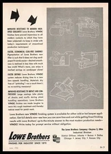 1955 Lowe Brothers Dayton Ohio VINOC Hot Cold Lacquer Finishing System Print Ad