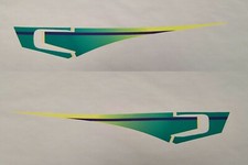 KIT ADESIVI FIANCHETTI LATERALI YAMAHA XT600K / XT600E 1992 BLU