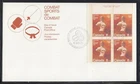 Canada Scott B7 UL Pl Blk FDC - Fencing