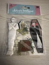 Jolee's Boutique Halloween Mummy Dracula House Decorations Sticker Scrapbooking