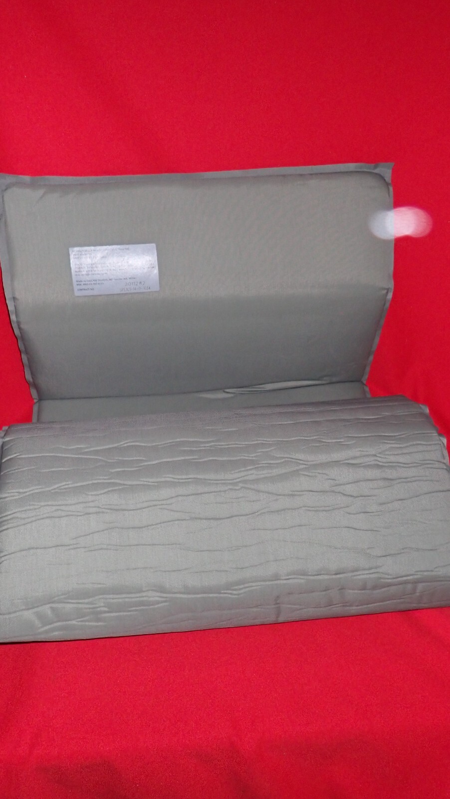 US Military SelfInflating Sleeping Pad Mattress Grey Army Sleep Mat eBay