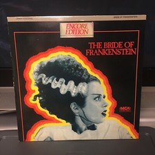 The Bride of Frankenstein Laserdisc BORIS KARLOFF GREAT FILM RARE SIDE 2 CAV 