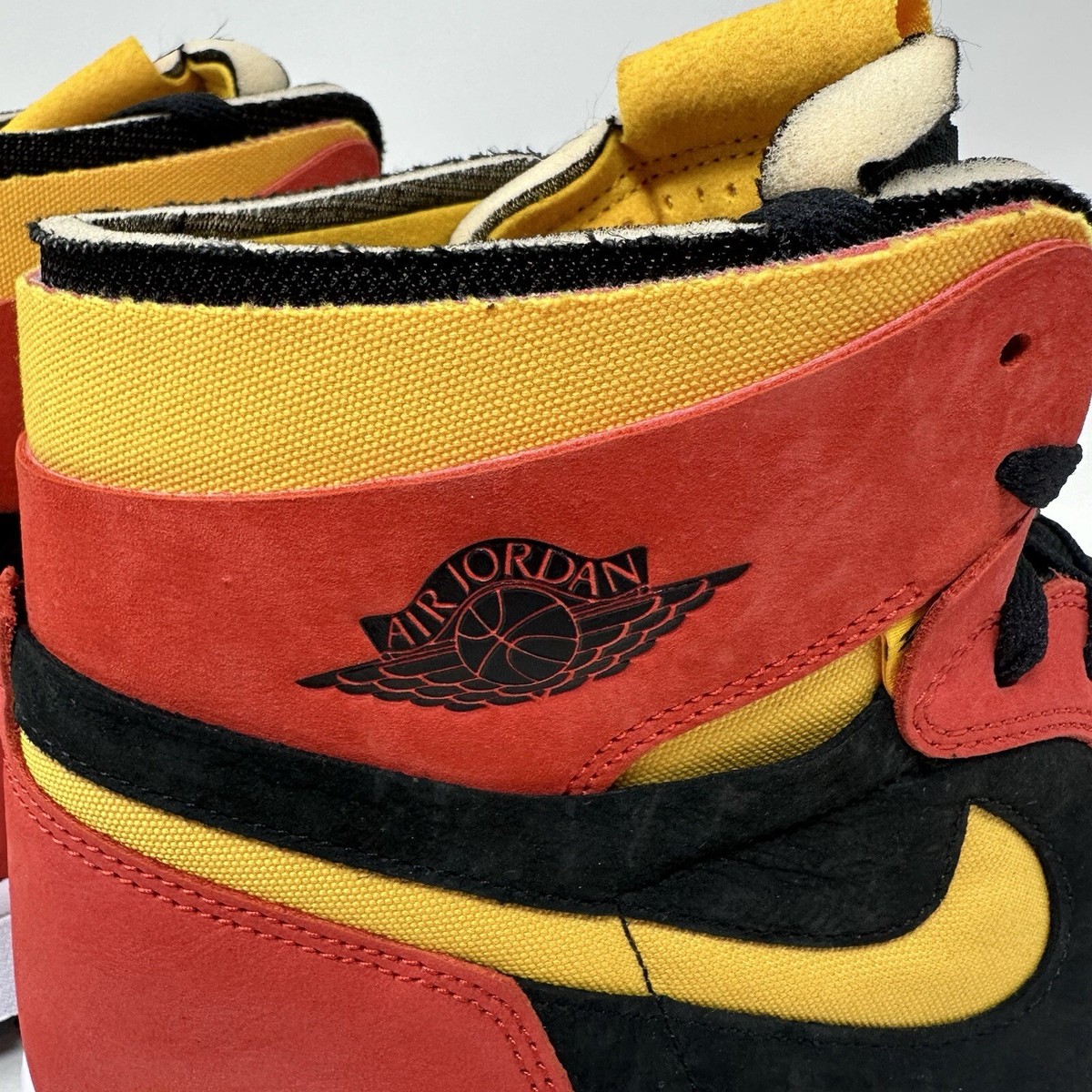 Nike Air Jordan 1 High Zoom CMFT Black Chile Red Yellow Nike Air Jordan 1 High Zoom CMFT Black Chile Red Yellow